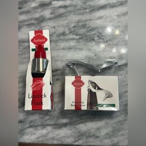 Joyland Lipstick Flask and Bottle Opener Set